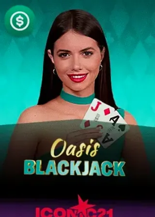 Oasis Blackjack live game cover