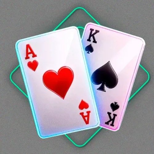 Ace and king playing cards