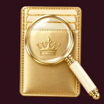 Wallet and magnifier — Spinobon