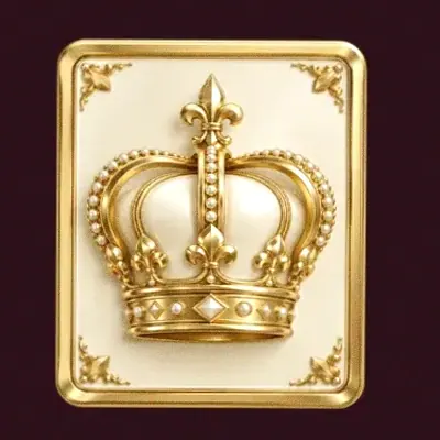 Crown emblem card — Spinobon