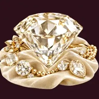 Faceted diamond gemstone — Spinobon