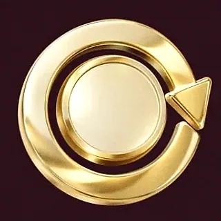 Gold circular arrow — Spinobon